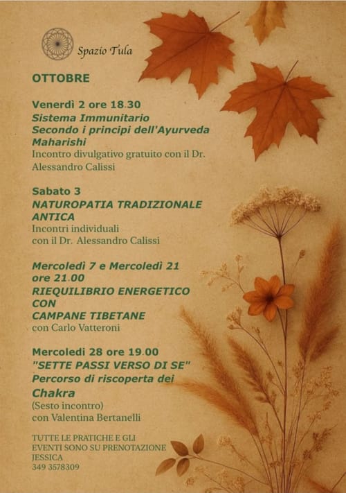 "SETTE PASSI VERSO DI SE" Percorso di riscoperta dei Chakra