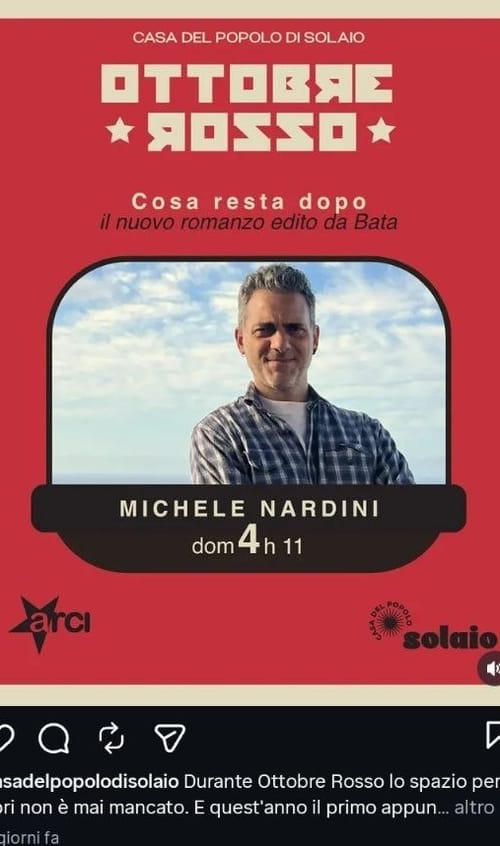 Michele Nardini: Cosa resta dopo - il nuovo romanzo edito da Bata