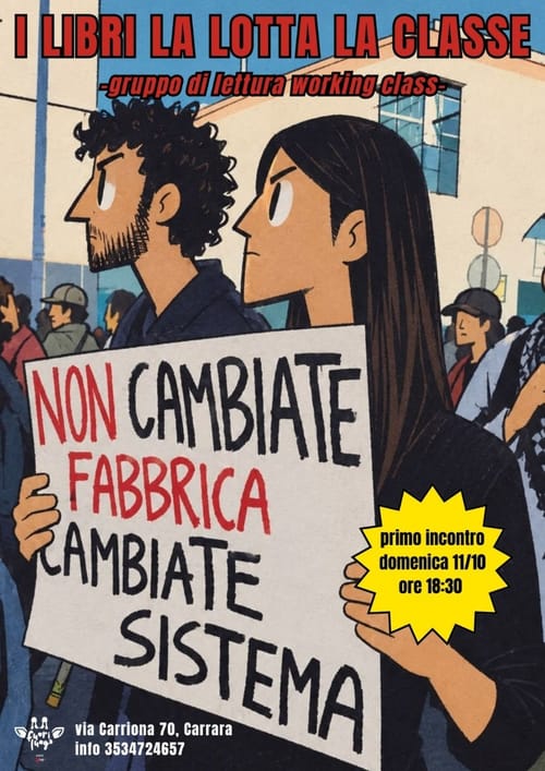 I LIBRI LA LOTTA LA CLASSE - gruppo di lettura working class